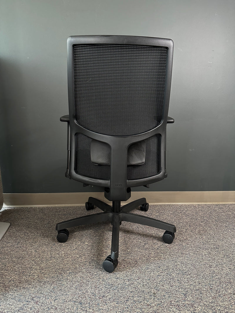 HON Ignition 2.0 Mesh/Fabric Computer and Desk Chair, Black (HONI2M2AMLCPIP) | Used/Pre-Owned