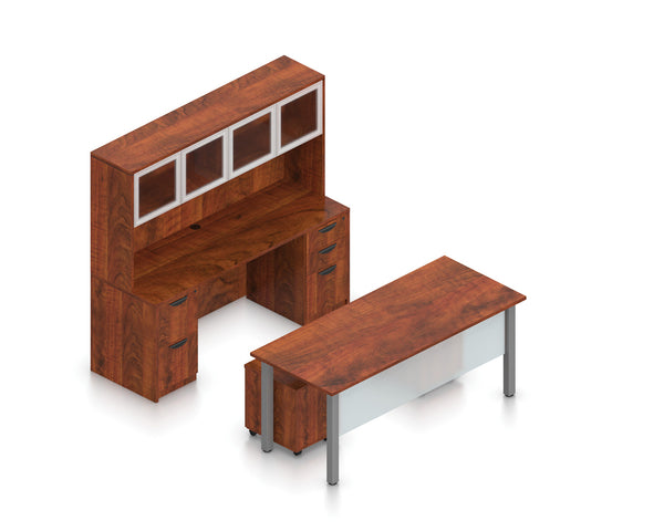 Executive-Writing-Desk-with-Hutch