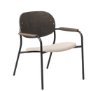 Tioga Laminate Seat and Back With Arms Lounge Chair