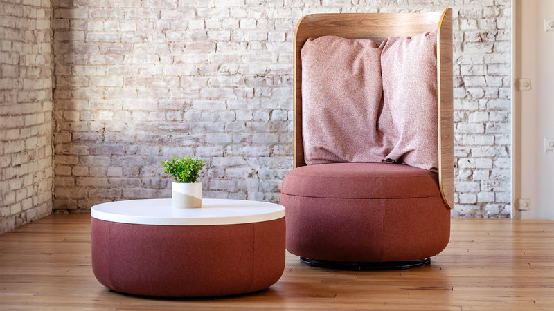 KFI Studios Dotti Collection Large Round Occasional Table