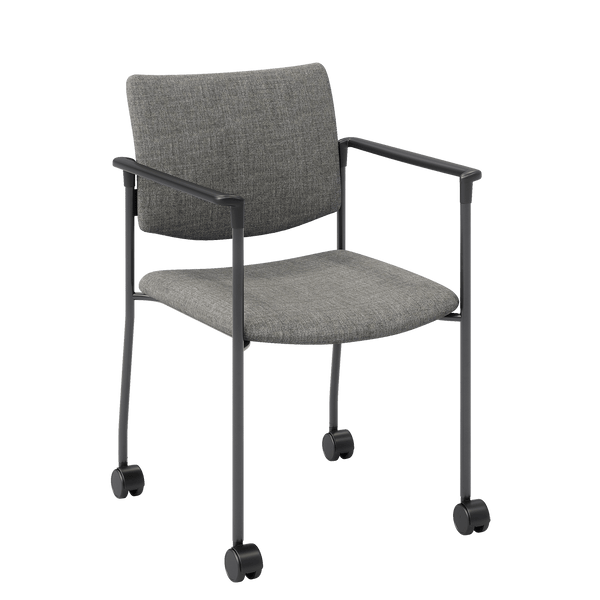 KFI Studios Evolve Upholstered Chair with Casters