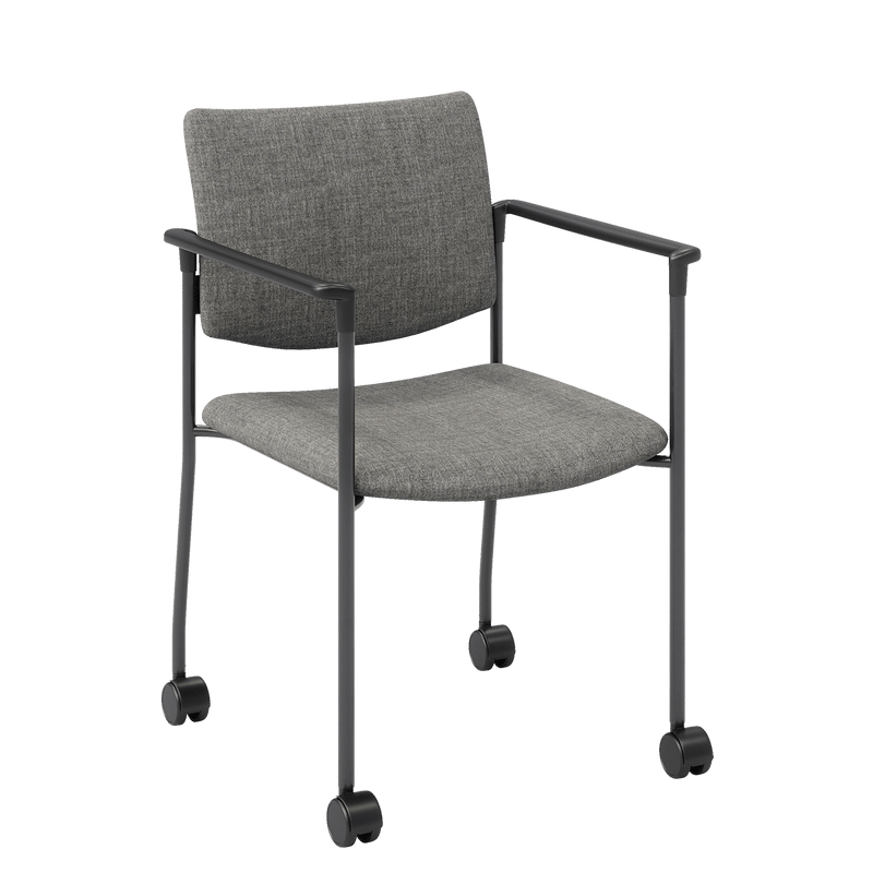 KFI Studios Evolve Upholstered Chair with Casters