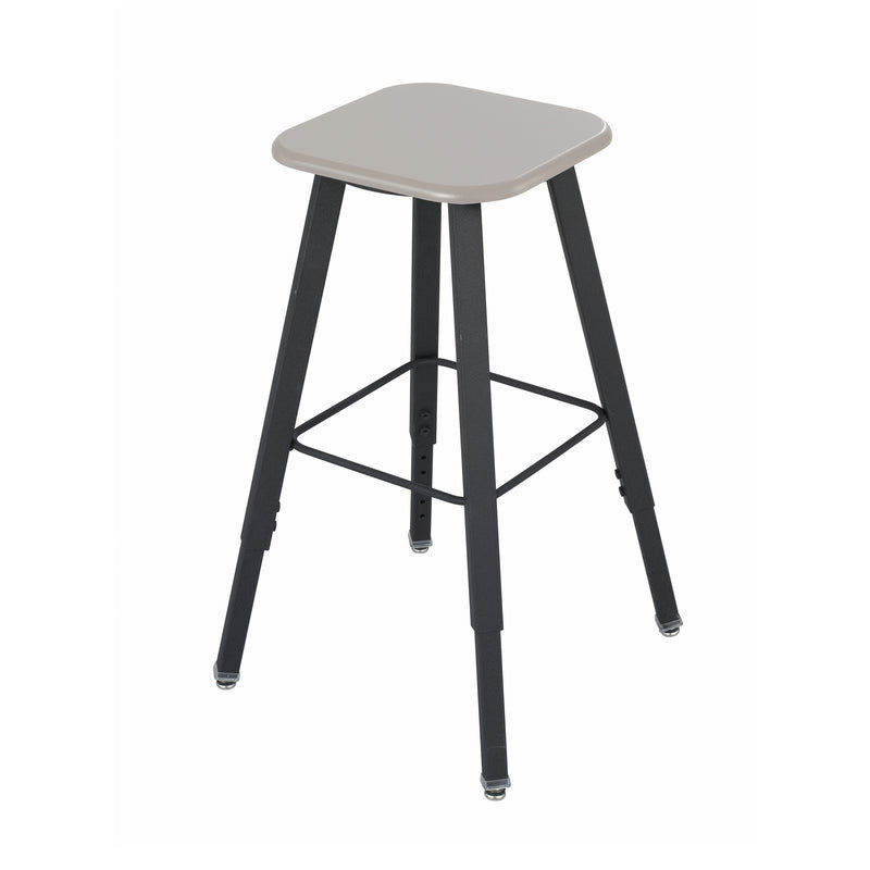 AlphaBetter® Adjustable-Height Student Stool with Thermoplastic Seat