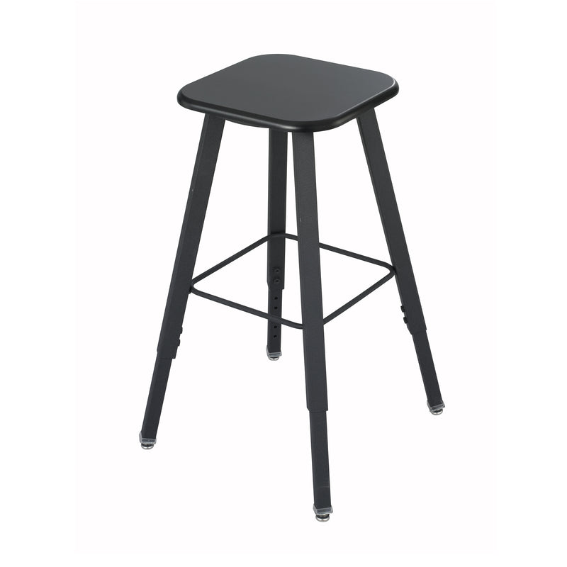 AlphaBetter® Adjustable-Height Student Stool with Thermoplastic Seat