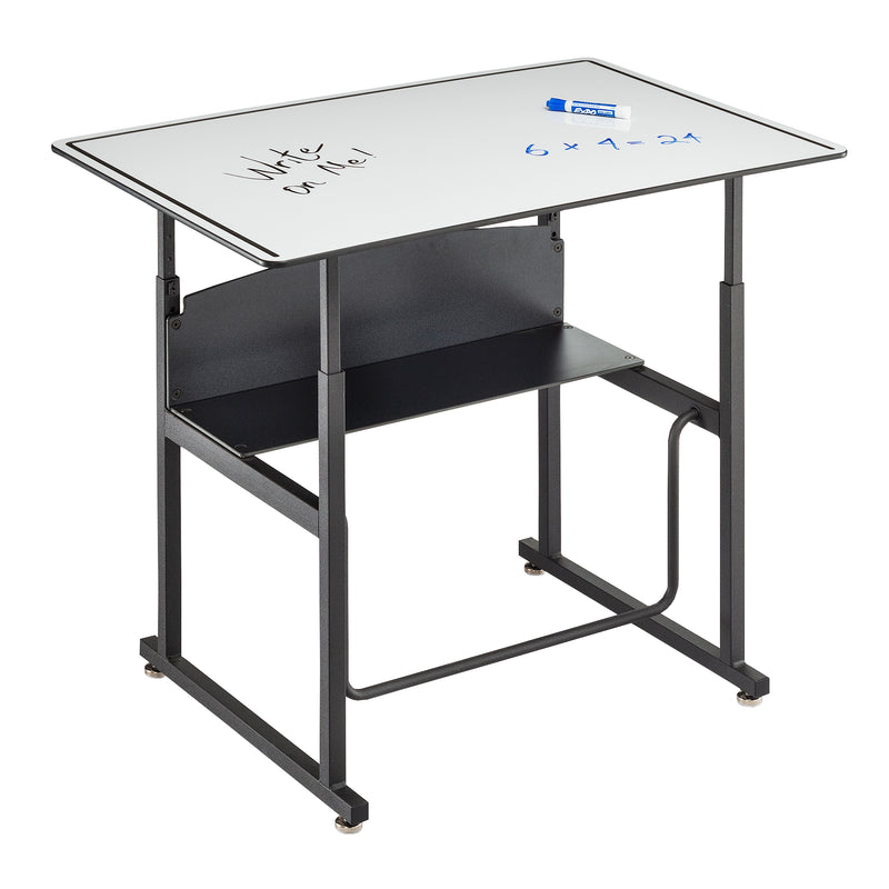 AlphaBetter® Height-Adjustable Desk, 36 x 24”, Premium or Dry Erase Top