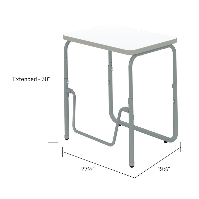 AlphaBetter® 2.0 Height – Adjustable Student Desk with Pendulum Bar 22”-30”