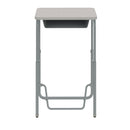 AlphaBetter® 2.0 Height – Adjustable Student Desk with Book Box and Pendulum Bar 29"-43”