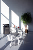 Evos™ Series Steel Receptacles, 38 Gallon Capacity