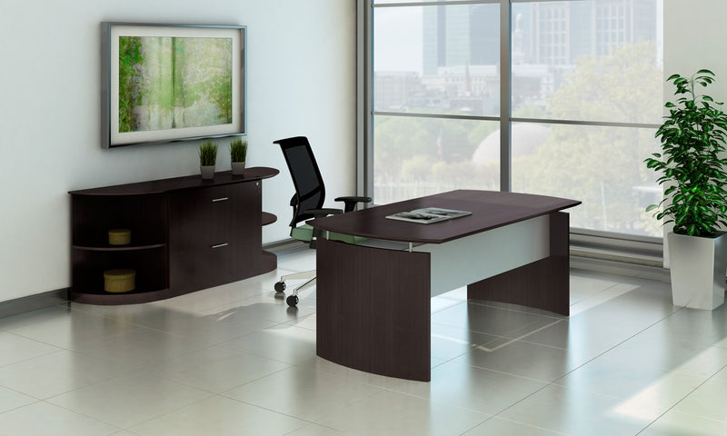 Medina™ 72" Curved Desk