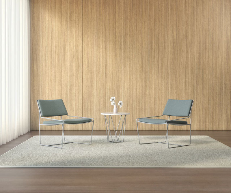 Bryce Upholstered Indoor Wire Lounge Chair