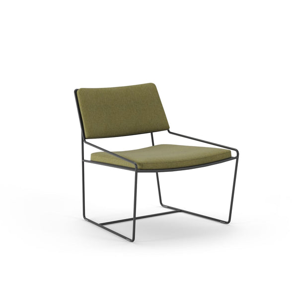 Bryce Upholstered Indoor Wire Lounge Chair