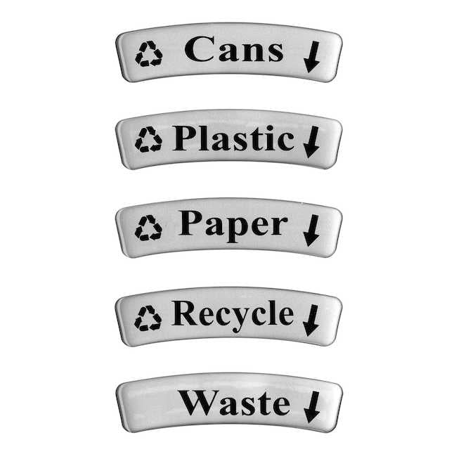 Triple Recycling Receptacle, 40 Gallon Capacity