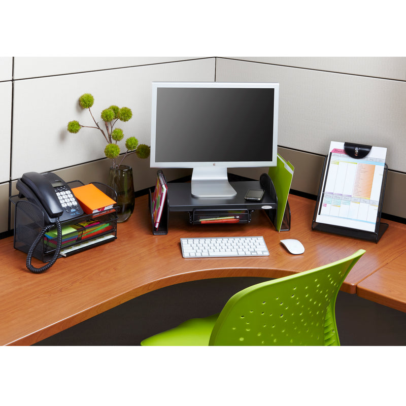 Onyx™ Mesh Telephone Stand With Drawer