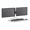 Soar™ by Safco Electric Desktop Sit/Stand – Dual Monitor Arm