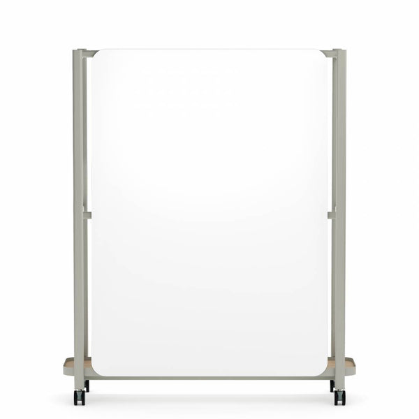 Collaborative Spaces™ 60"W Single Sided Whiteboard Cart
