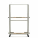 Collaborative Spaces™ 48"W Empty Removable Whiteboard Cart