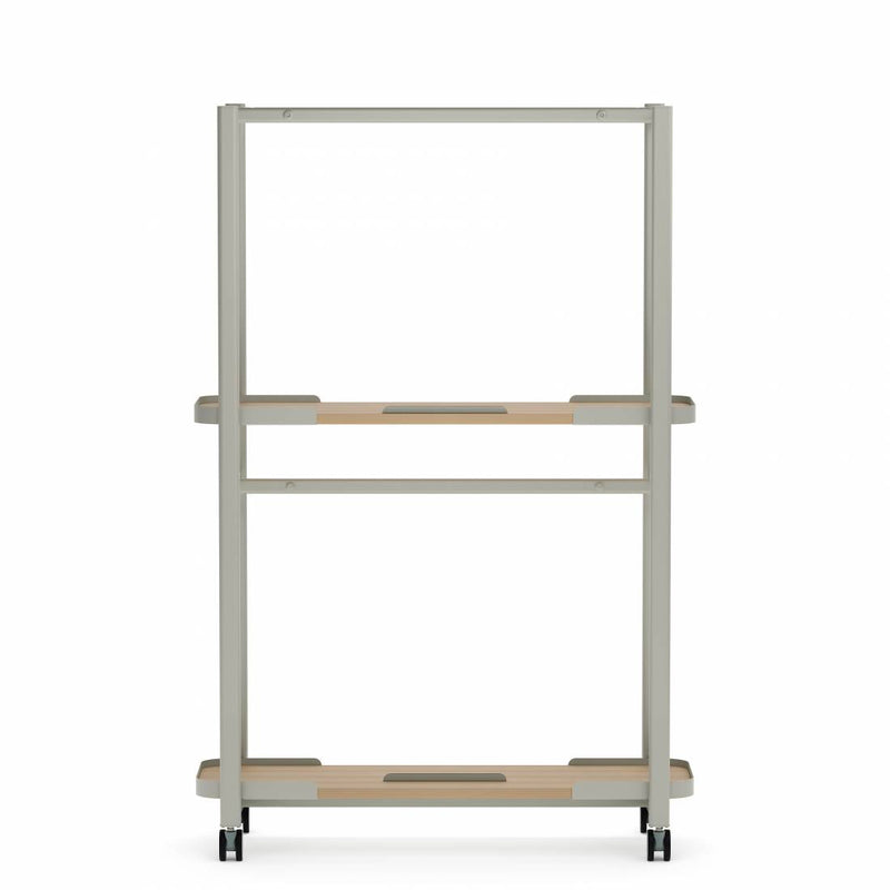 Collaborative Spaces™ 48"W Empty Removable Whiteboard Cart