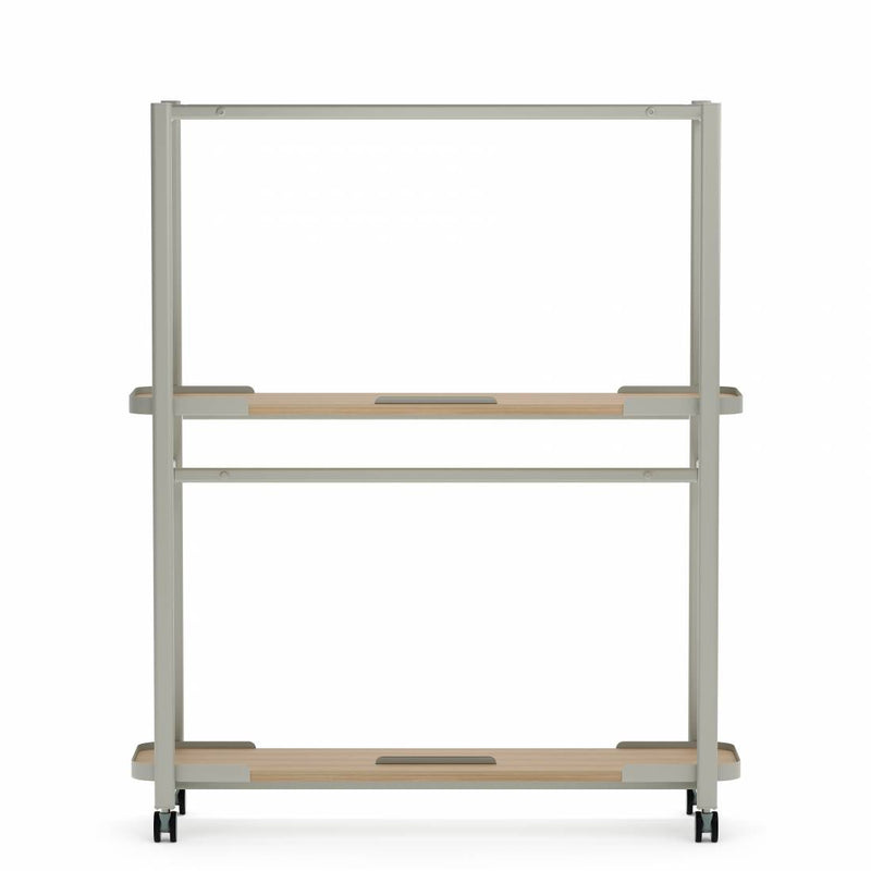 Collaborative Spaces™ 60"W Empty Removable Whiteboard Cart