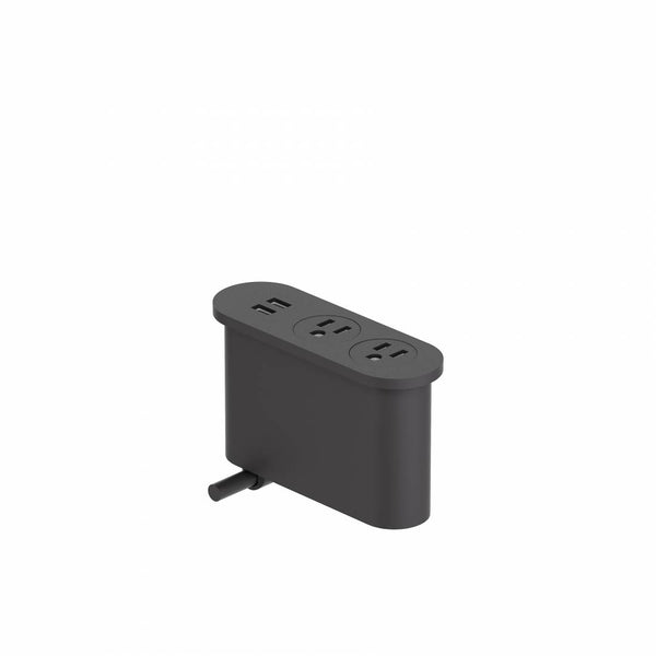 Collaborative Spaces™ Nik In-Surface Power Module with 2 Power Outlets & 2 USB-A Ports