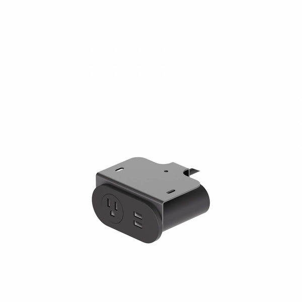 Collaborative Spaces™ Nik Below Surface Power Module with 1 Power Outlet & 2 USB-A Ports