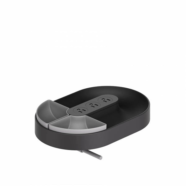 Collaborative Spaces™ Organizer Tray with 3 Power Outlets