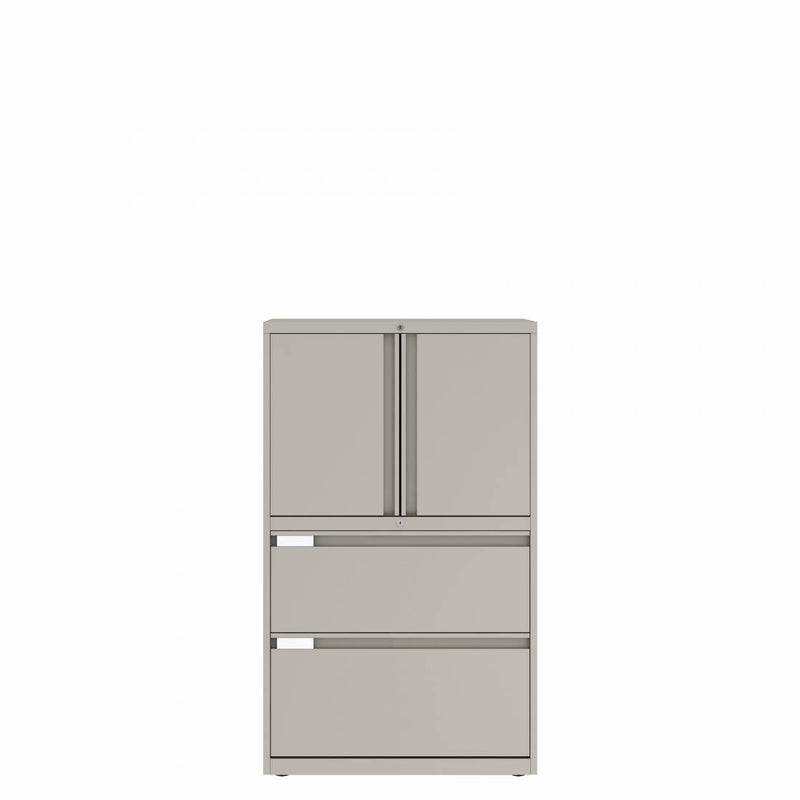 Prime™ 49.6"H Two File Multi-Stor Cabinet, 30"W x 18"D - One Adjustable Shelf