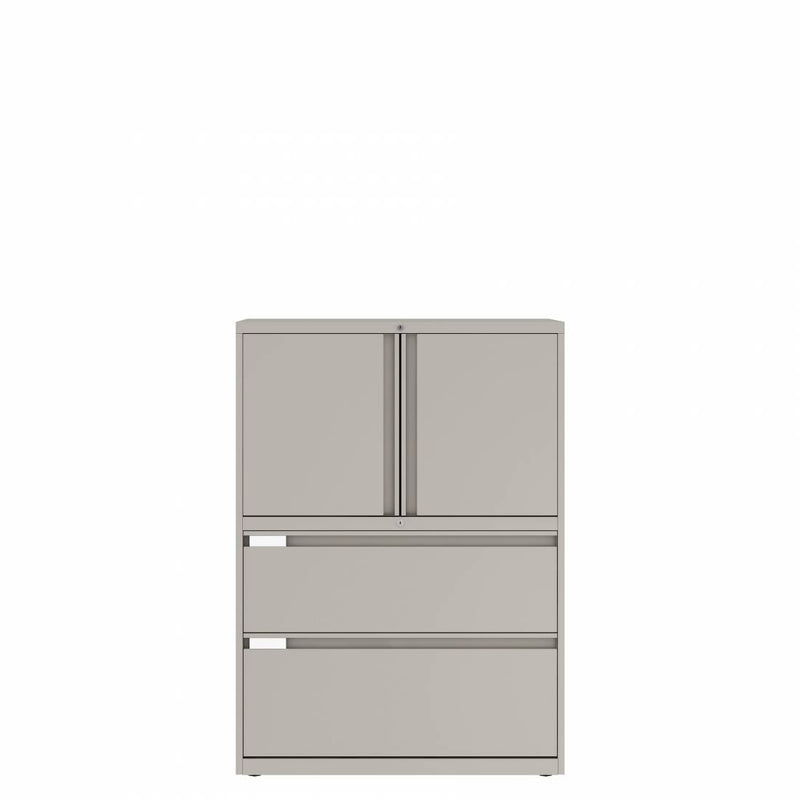 Prime™ 49.6"H Two File Multi-Stor Cabinet, 36"W x 18"D - One Adjustable Shelf