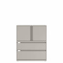 Prime™ 49.6"H Two File Multi-Storage Cabinet, 42"W x 18"D - One Adjustable Shelf