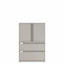 Prime™ 53.6"H Two File Multi-Storage Cabinet, 42"W x 18"D - One Adjustable Shelf