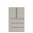 Prime™ 65.6"H Three File Multi-Storage Cabinet, 42"W x 18"D - One Adjustable Shelf