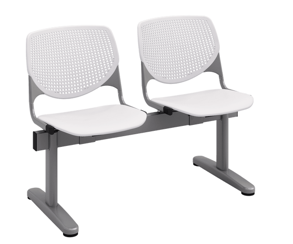 KFI Kool Polypropylene 2 Seat Beam Chair