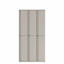 Prime™ 72"H Triple Column Locker, Two Rows, 36"W x 18"D, Full Pull Doors - Right Opening