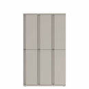 Prime™ 72"H Triple Column Locker, Two Rows, 42"W x 18"D, Full Pull Doors - Right Opening