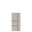 Prime™ 49.6"H Personal Tower, Open Side Shelves, File/File - Left, Wardrobe - Right