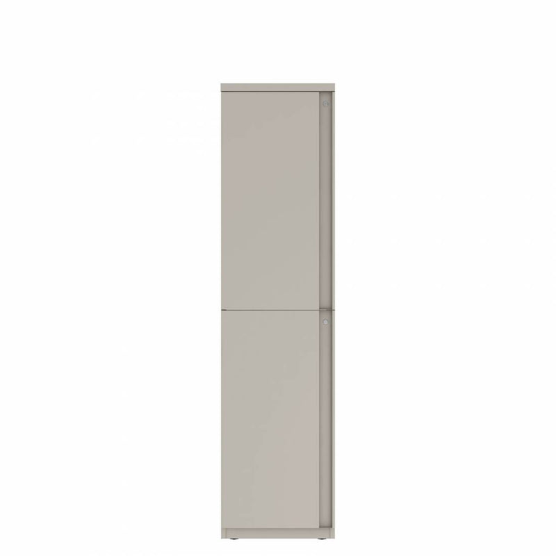 Prime™ 72"H Single Column Locker, Two Rows, 18"W x 18"D, Full Pull Doors - Left Opening