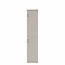 Prime™ 72"H Single Column Locker, Two Rows, 15"W x 18"D, Flat Metal Doors - Right Opening