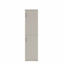Prime™ 72"H Single Column Locker, Two Rows, 18"W x 18"D, Flat Metal Doors - Right Opening