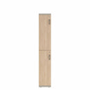 Prime™ 72"H Single Column Locker, Two Rows, 12"W x 18"D, Laminate Doors - Left Opening