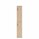 Prime™ 72"H Single Column Locker, Two Rows, 12"W x 18"D, Laminate Doors - Right Opening