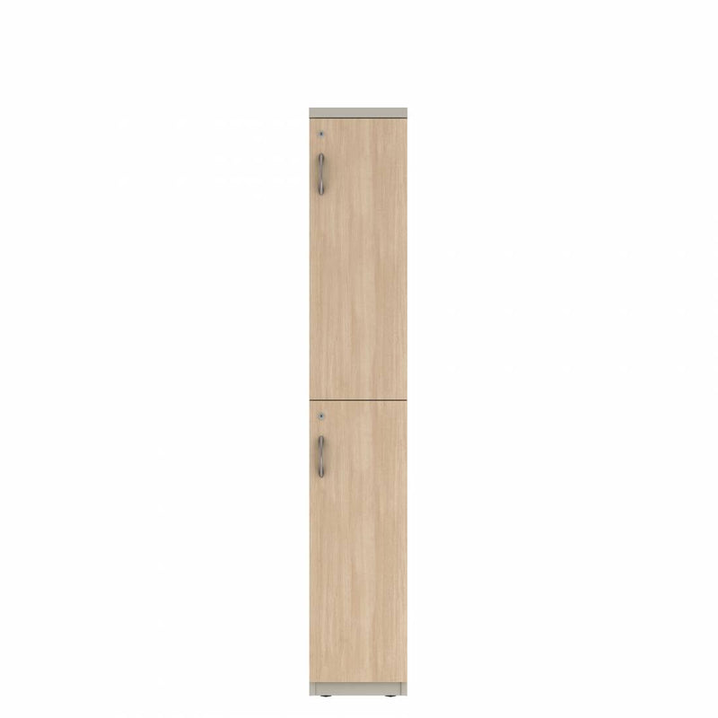Prime™ 72"H Single Column Locker, Two Rows, 12"W x 18"D, Laminate Doors - Right Opening
