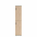 Prime™ 72"H Single Column Locker, Two Rows, 15"W x 18"D, Laminate Doors - Right Opening