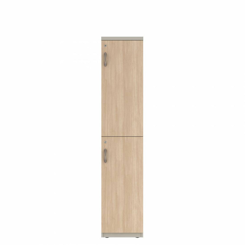 Prime™ 72"H Single Column Locker, Two Rows, 15"W x 18"D, Laminate Doors - Right Opening