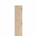 Prime™ 72"H Single Column Locker, Two Rows, 18"W x 18"D, Laminate Doors - Left Opening