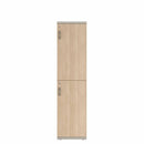 Prime™ 72"H Single Column Locker, Two Rows, 18"W x 18"D, Laminate Doors - Right Opening
