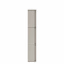 Prime™ 72"H Single Column Locker, Three Rows, 12"W x 18"D, Full Pull Doors - Left Opening