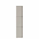 Prime™ 72"H Single Column Locker, Three Rows, 15"W x 18"D, Full Pull Doors - Left Opening