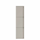 Prime™ 72"H Single Column Locker, Three Rows, 18"W x 18"D, Full Pull Doors - Left Opening