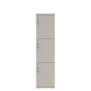 Prime™ 72"H Single Column Locker, Three Rows, 18"W x 18"D, Flat Metal Doors - Right Opening