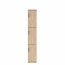 Prime™ 72"H Single Column Locker, Three Rows, 12"W x 18"D, Laminate Doors - Right Opening