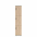 Prime™ 72"H Single Column Locker, Three Rows, 15"W x 18"D, Laminate Doors - Right Opening